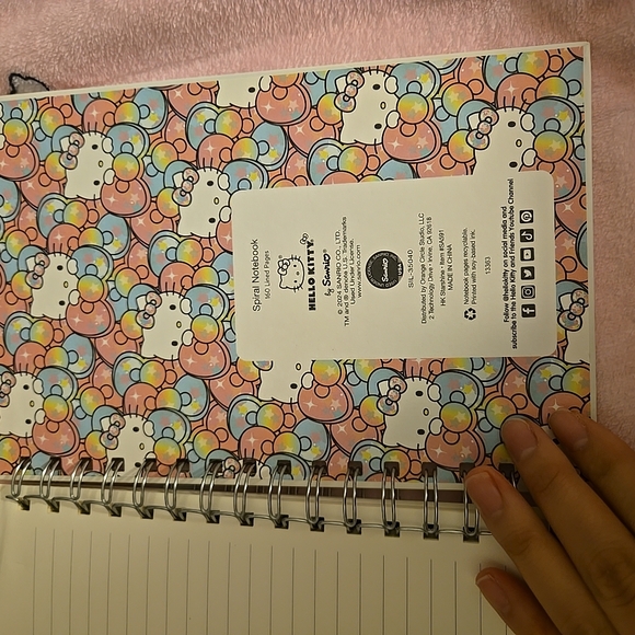 Hello Kitty Spiral Notebook - Picture 6 of 7